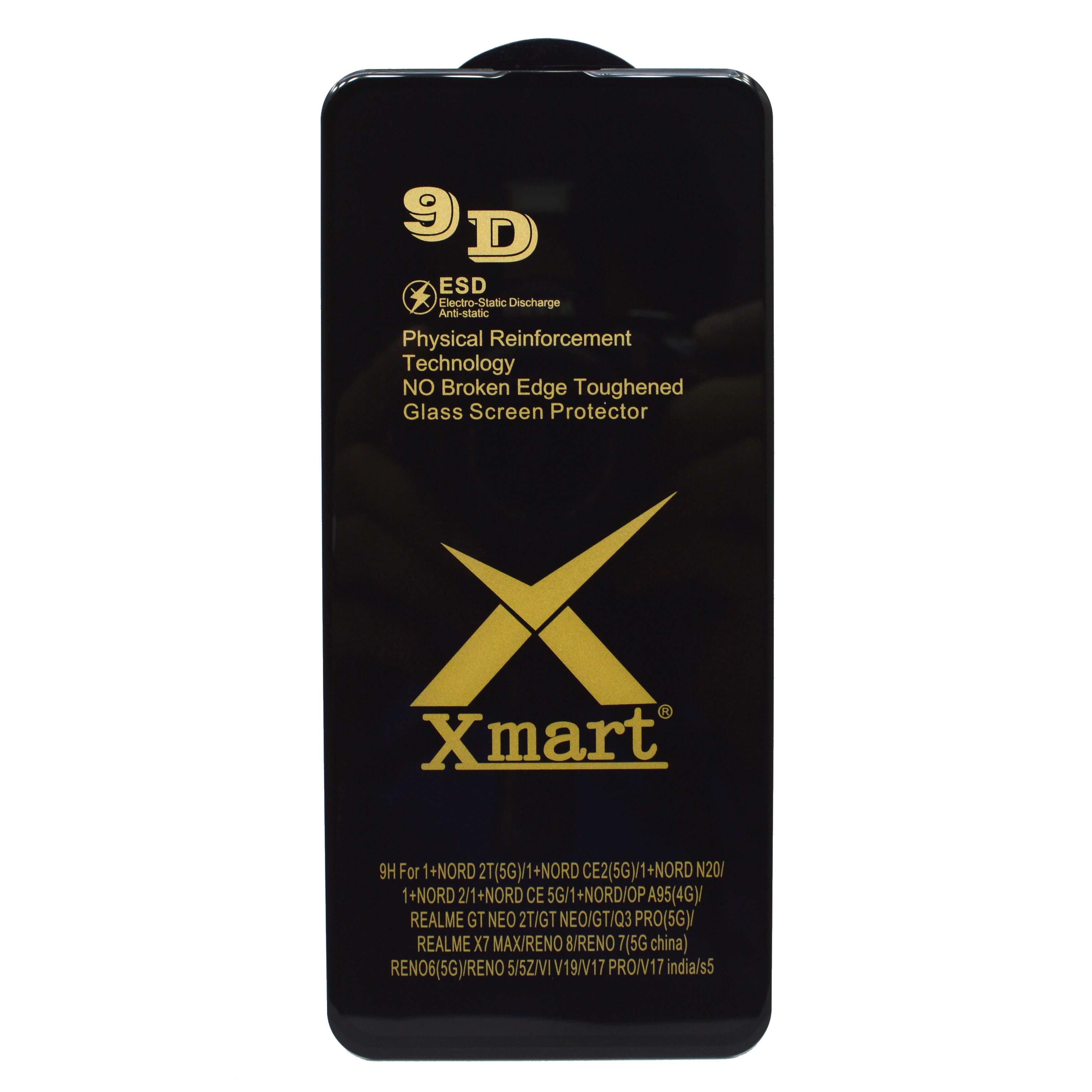 Xmart 9H Full Glue Tempered Glass 1+Nord 2T 5G CE2 5G N20 CE 5G Oppo A95  Realme Neo Gt 2T X7 Max Reno 5 5Z 6 7 8 V19 V17 Pro