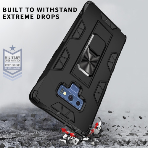 Samsung Note 9 Armor Cover Military Grade Protection Built-in Kickstand Car Holder Mobile Phone Case