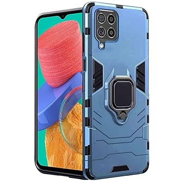 Samsung M33 Armor Cover Military Grade Protection Built-in Kickstand Car Holder Mobile Phone Case