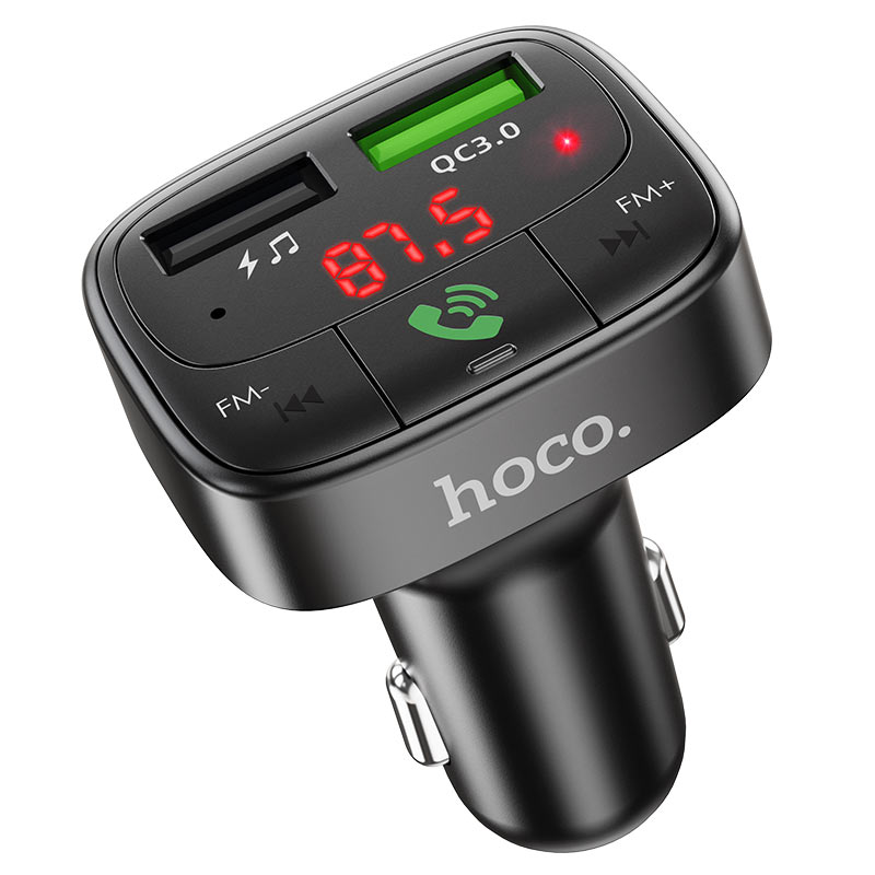 Hoco “E59 Promise” Car Charger  QC3.0 BT FM Transmitter