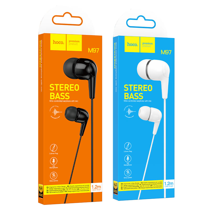 Wired Earphones 3.5mm “M97 Enjoy” With Mic