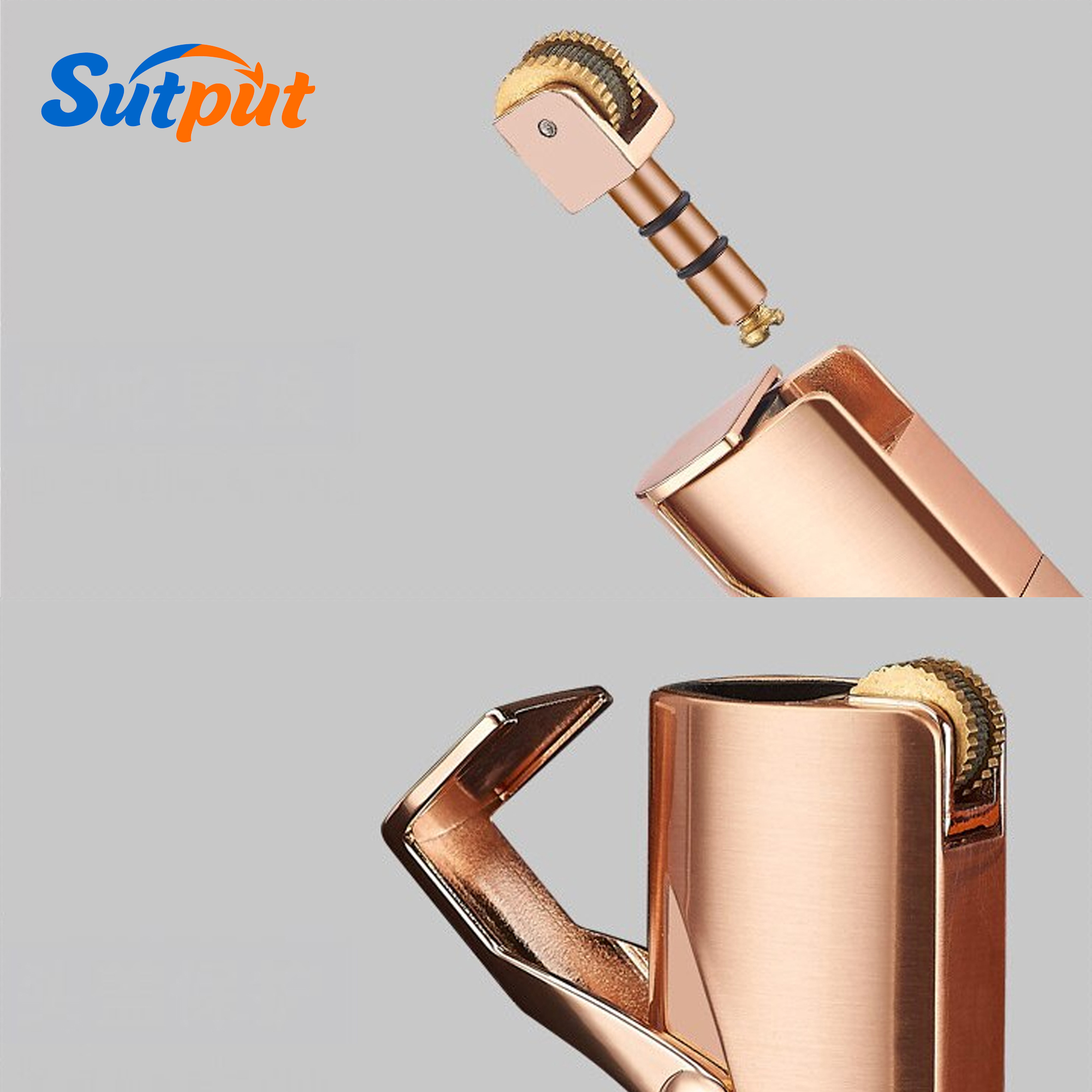 3 Burner Cupper  Upscale Flint Gas Lighters Turbo Lighter Long Fixed Flame Metal 1300C Jet Three Gadgets for Men