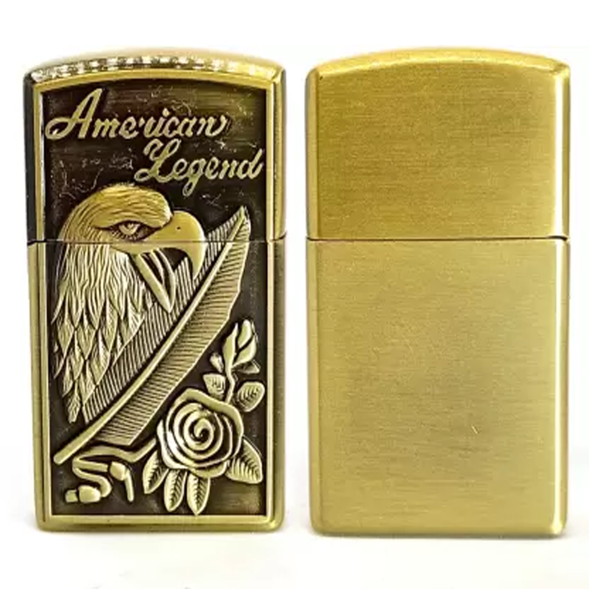 American legend With Eagle Printed Wndproof Metal Refillable Lighter