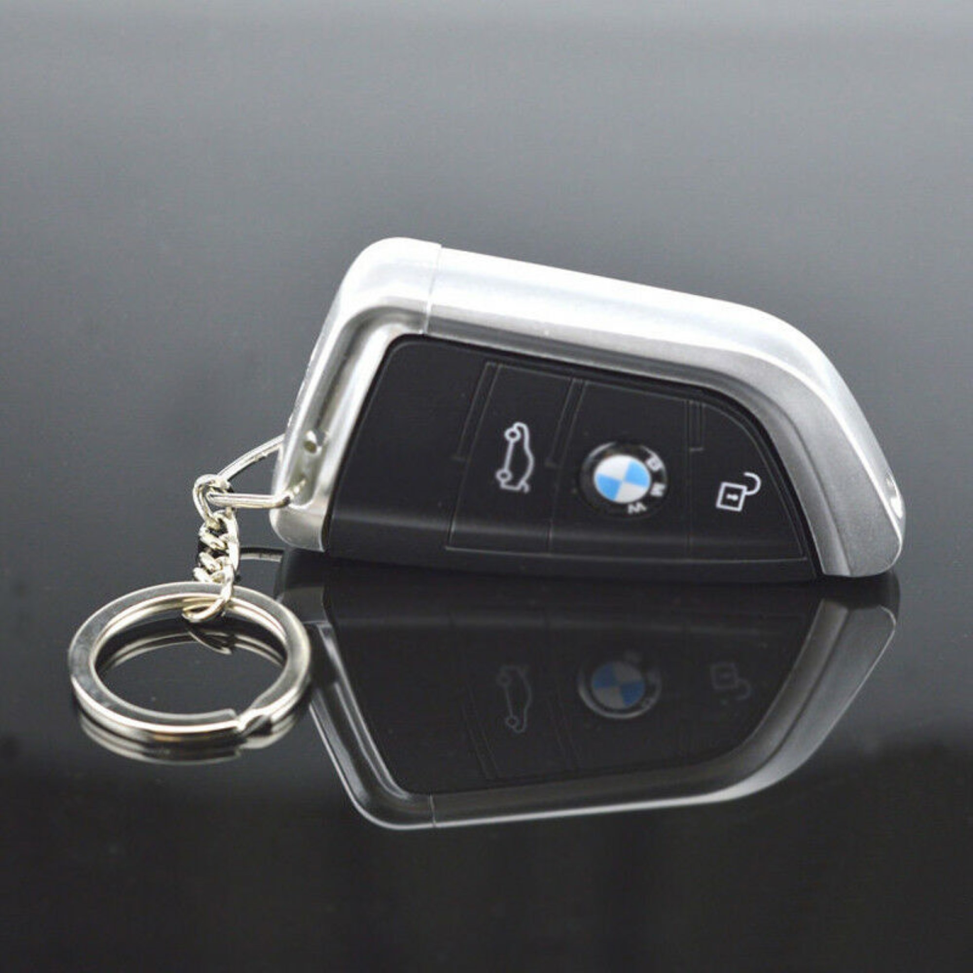 BMW Car Key Style Windproof Refillable Lighter