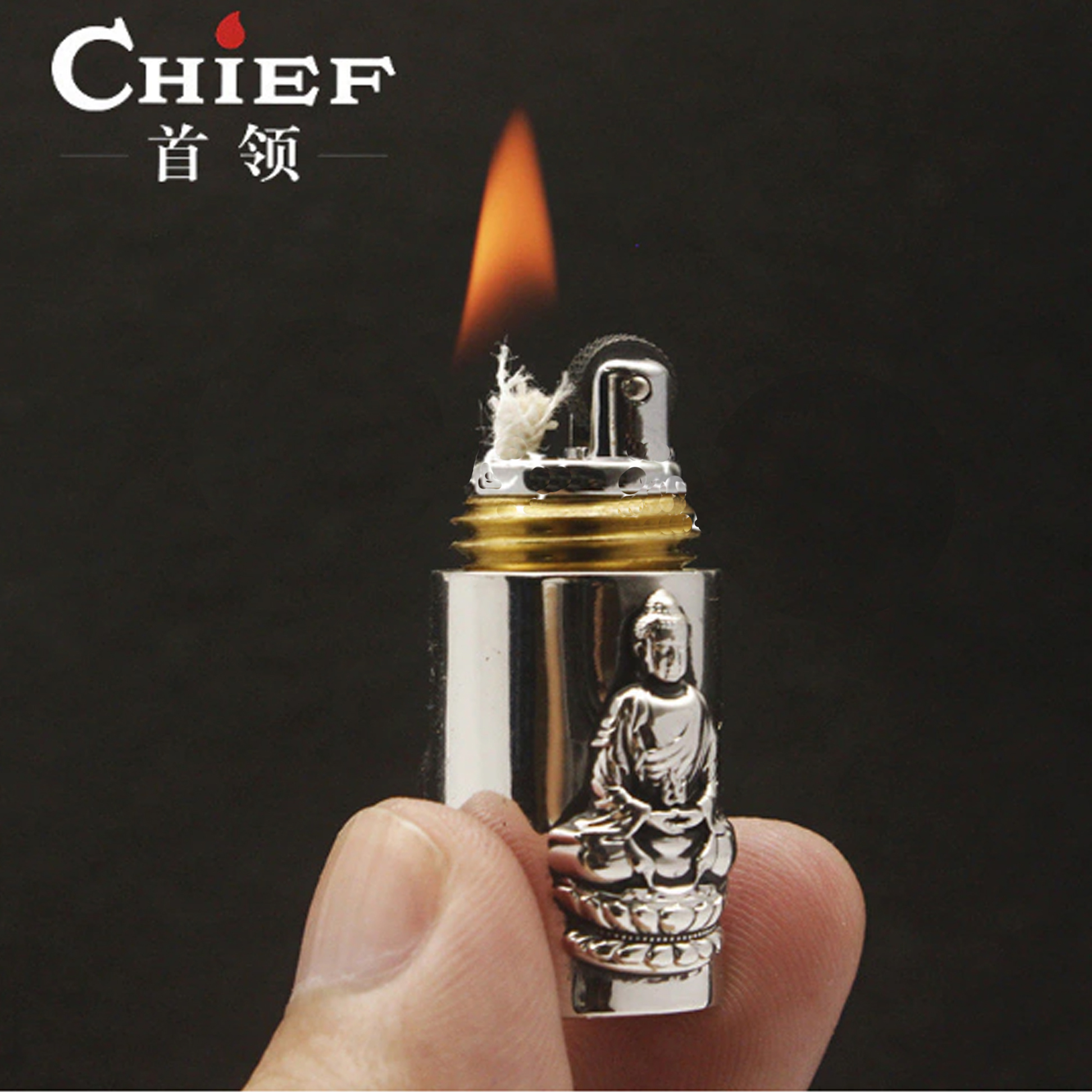 New CHIEF Buddhist Necklace Lighter