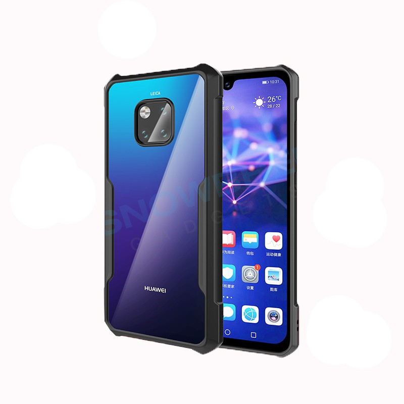 Huawei Mate 20 Pro XUNDD Case Integrated Camera Cover, Military Grade Drop Tested, Slim Clear Back With Shockproof Soft TPU Bumper Frame Cover