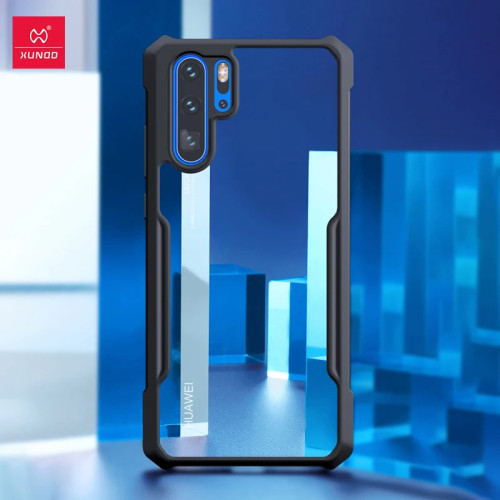 Huawei Mate P30 Pro XUNDD Case Integrated Camera Cover, Military Grade Drop Tested, Slim Clear Back With Shockproof Soft TPU Bumper Frame Cover