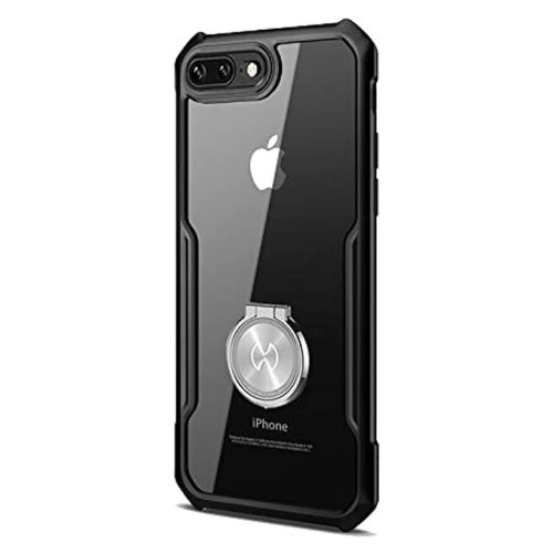 IP 7 Plus-8 Plus XUNDD Case Integrated Camera Cover, Military Grade Drop Tested, Slim Clear Back With Shockproof Soft TPU Bumper Frame Cover