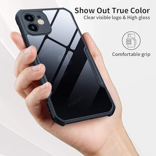 IP 11 Pro XUNDD Case Integrated Camera Cover, Military Grade Drop Tested, Slim Clear Back With Shockproof Soft TPU Bumper Frame Cover