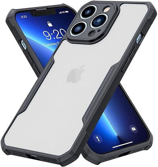 iPhone 14 Pro XUNDD Case Integrated Camera Protection, Military Grade Drop Tested, Slim Clear Back With Shockproof Soft TPU Bumper Frame Cover