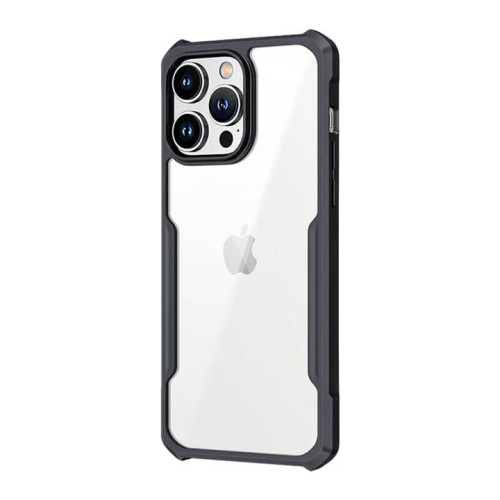 iPhone 14 Pro Max XUNDD Case Integrated Protection, Military Grade Drop Tested, Slim Clear Back With Shockproof Soft TPU Bumper Frame Cover