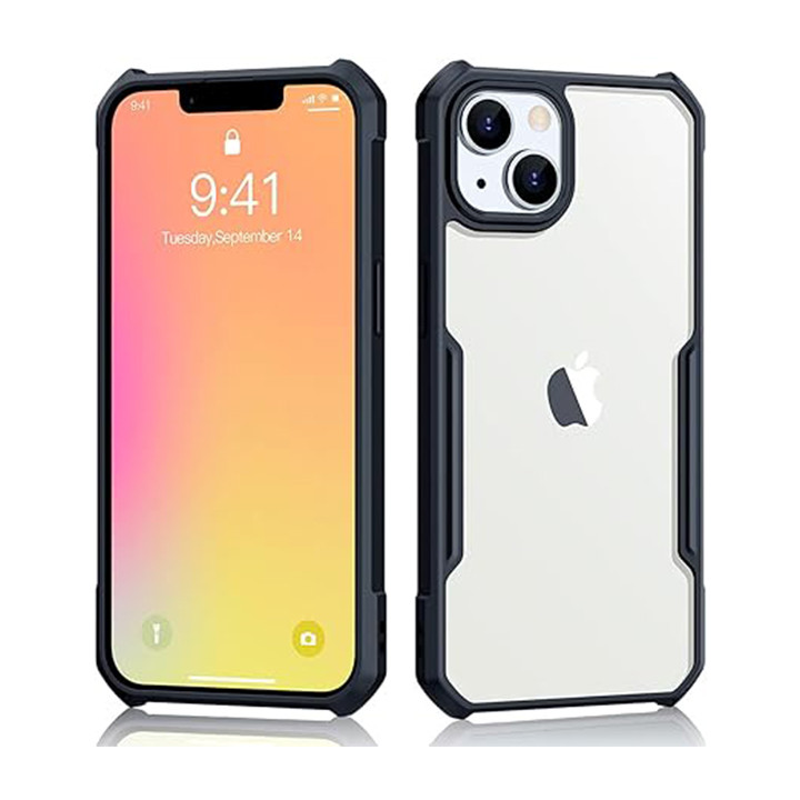 iPhone15 Integrated Camera Protection, Military Grade Drop Tested, Slim Clear Back With Shockproof Soft TPU Bumper Frame Cover