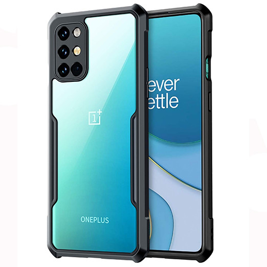 One Plus 8T XUNDD Case  Integrated Camera Protection, Military Grade Drop Tested, Slim Clear Back With Shockproof Soft TPU Bumper Frame Cover