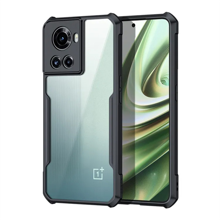 OnePlus 10R  OnePlus Ace XUNDD Case Integrated Camera Protection, Military Grade Drop Tested, Slim Clear Back With Shockproof Soft TPU Bumper Frame Cover