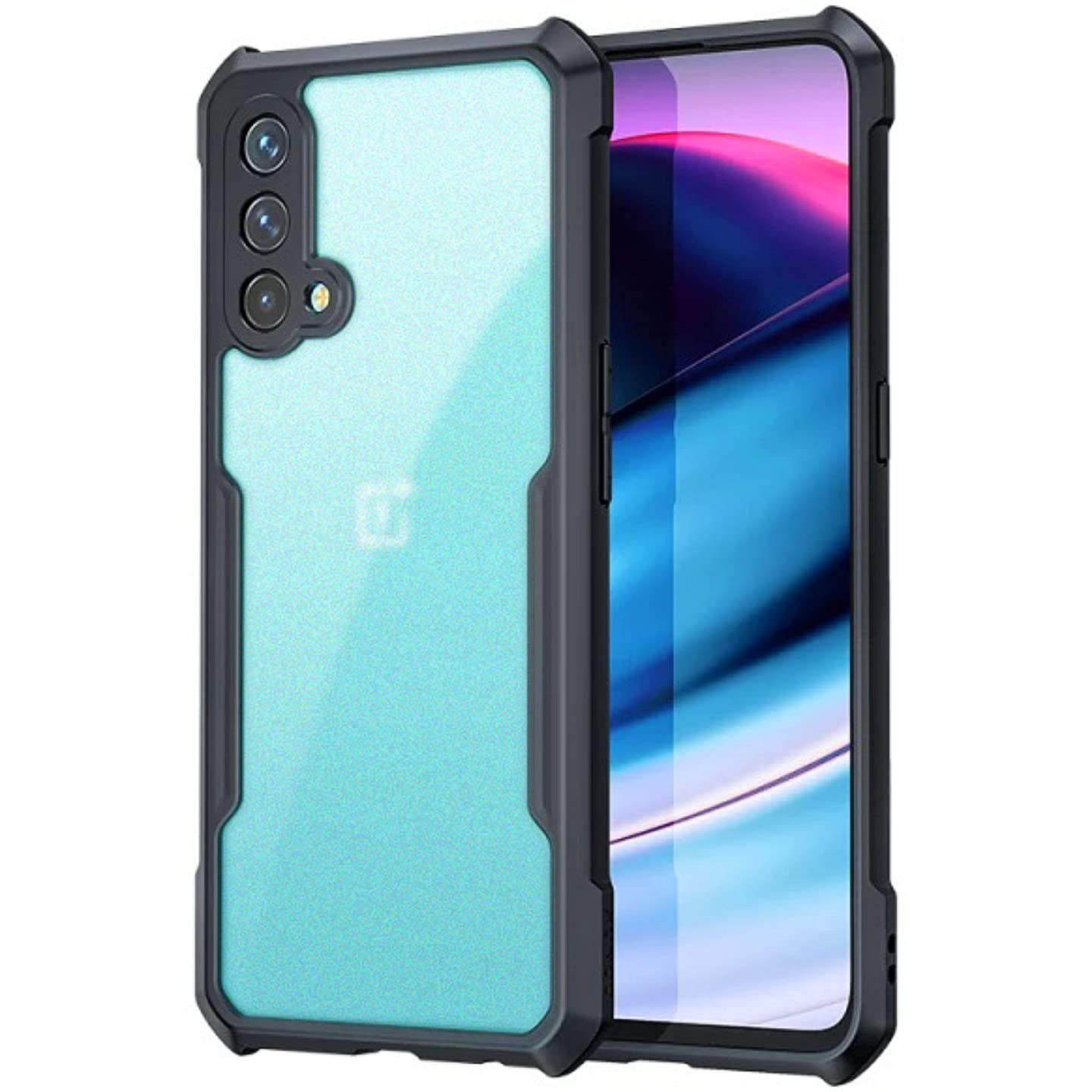 One Plus Nord CE 5G XUNDD Case  Integrated Camera Protection, Military Grade Drop Tested, Slim Clear Back With Shockproof Soft TPU Bumper Frame Cover