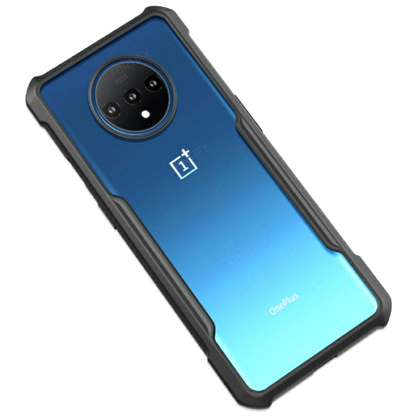 OnePlus 7T XUNDD Case Integrated Camera Protection, Military Grade Drop Tested, Slim Clear Back With Shockproof Soft TPU Bumper Frame Cover