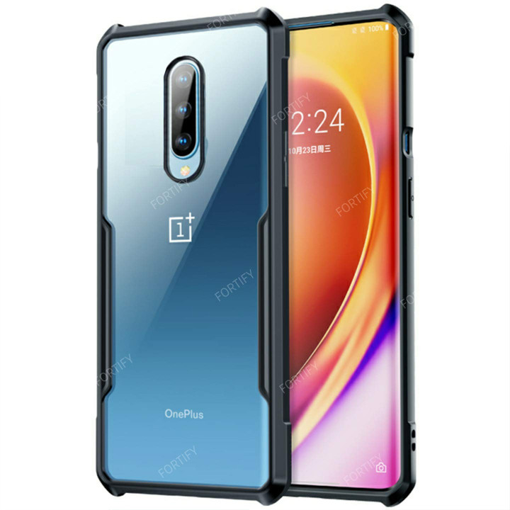 OnePlus 8 XUNDD Case Integrated Camera Protection, Military Grade Drop Tested, Slim Clear Back With Shockproof Soft TPU Bumper Frame Cover