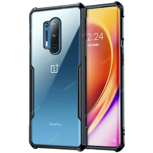 OnePlus 8 Pro XUNDD Case Integrated Camera Protection, Military Grade Drop Tested, Slim Clear Back With Shockproof Soft TPU Bumper Frame Cover