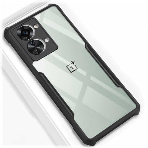 OnePlus Nord 2T XUNDD Case Integrated Camera Protection, Military Grade Drop Tested, Slim Clear Back With Shockproof Soft TPU Bumper Frame Cover