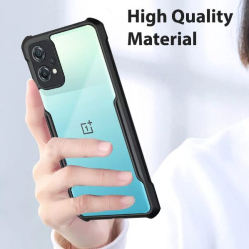 OnePlus Nord CE2 5G XUNDD Case Integrated Camera Cover, Military Grade Drop Tested, Slim Clear Back With Shockproof Soft TPU Bumper Frame Cover