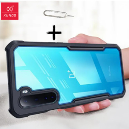 OnePlus Nord /OnePlus 8Nord / OnePlus Z XUNDD Case Integrated Camera Cover, Military Grade Drop Tested, Slim Clear Back With Shockproof Soft TPU Bumper Frame Cover