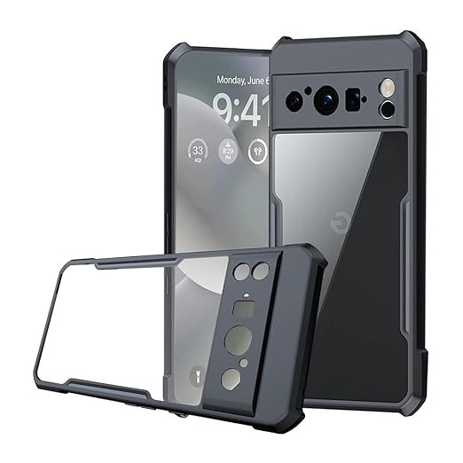 Pixel 8 Pro XUNDD Case Integrated Camera Protection, Military Grade Drop Tested, Slim Clear Back With Shockproof Soft TPU Bumper Frame Cover