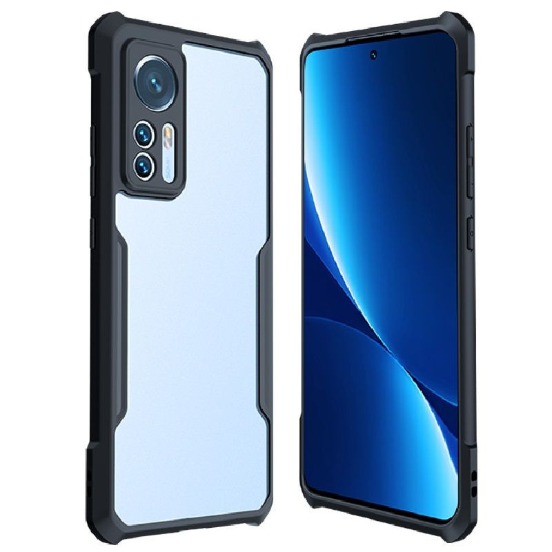 Redmi Mi 12 Pro / Mi 12S XUNDD Case Integrated Camera Protection, Military Grade Drop Tested, Slim Clear Back With Shockproof Soft TPU Bumper Frame Cover