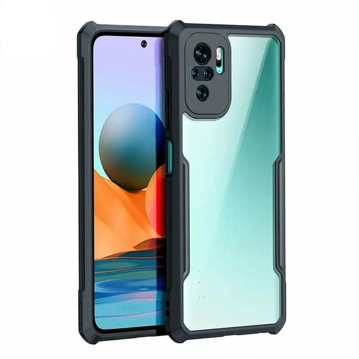 Redmi Note 10 Pro / Note 10 Pro Max XUNDD Case Integrated Camera Protection, Military Grade Drop Tested, Slim Clear Back With Shockproof Soft TPU Bumper Frame Cover