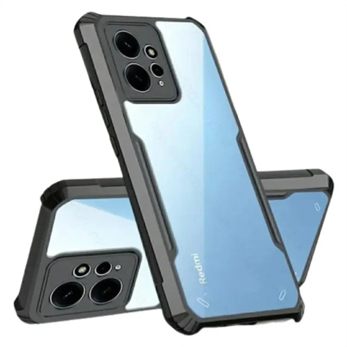 Redmi Poco X5 5G / Redmi Note 12 (INT) XUNDD Case Integrated Camera Cover, Military Grade Drop Tested, Slim Clear Back With Shockproof Soft TPU Bumper Frame Cover