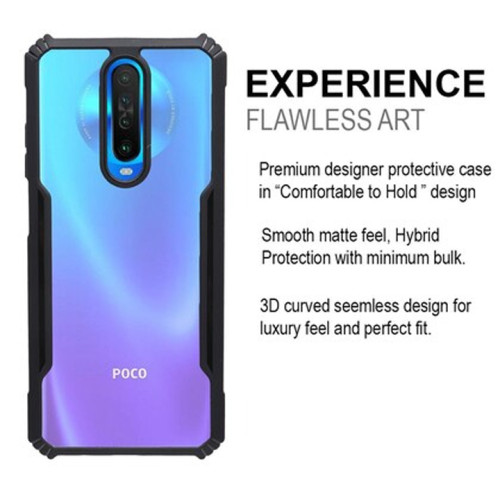 Redmi X2-K30 XUNDD Case Integrated Camera Protection, Military Grade Drop Tested, Slim Clear Back With Shockproof Soft TPU Bumper Frame Cover