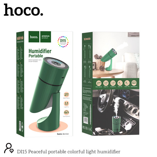 Hoco DI15 Peaceful Portable Colorful Light Humidifier For Car,Room Or Office