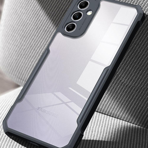 Samsung Galaxy A14 5G XUNDD Case Integrated Camera Protection, Military Grade Drop Tested, Slim Clear Back With Shockproof Soft TPU Bumper Frame Cover