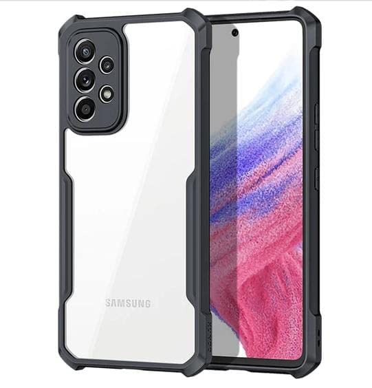 Samsung Galaxy A53 5G XUNDD Case Integrated Camera protection, Military Grade Drop Tested, Slim Clear Back With Shockproof Soft TPU Bumper Frame Cover