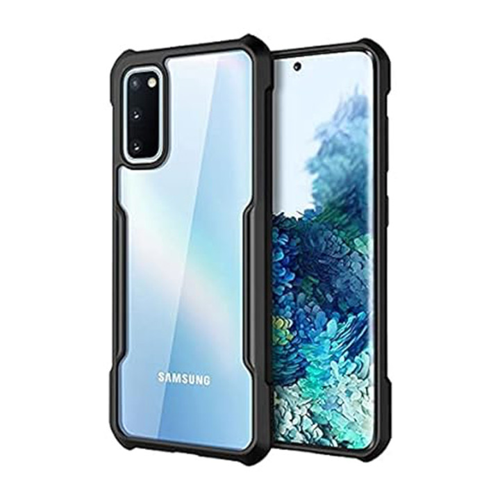 Samsung Galaxy S20 XUNDD Case Integrated Camera Protection, Military Grade Drop Tested, Slim Clear Back With Shockproof Soft TPU Bumper Frame Cover