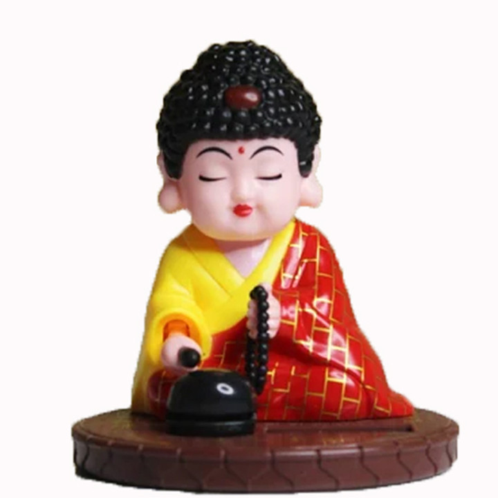 Miniature Baby Buddha Monk Figurine