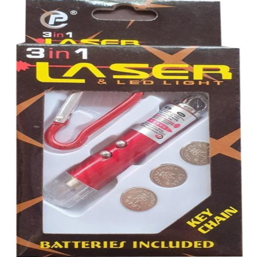 Laser Light 3 In 1 Laser Led Light Key Chain With 3 Types Of Light