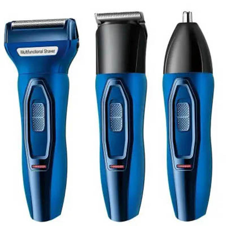 Nikai Rechargeable Shaver Hair Clipper Nose, 3In1 Trimmer NK-7160