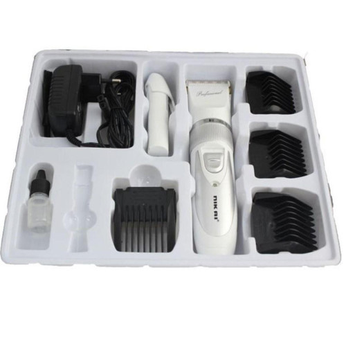 Nk-1706 Nikai Professional Hair Trimmer with 4 Cutting Comb And Two Battery