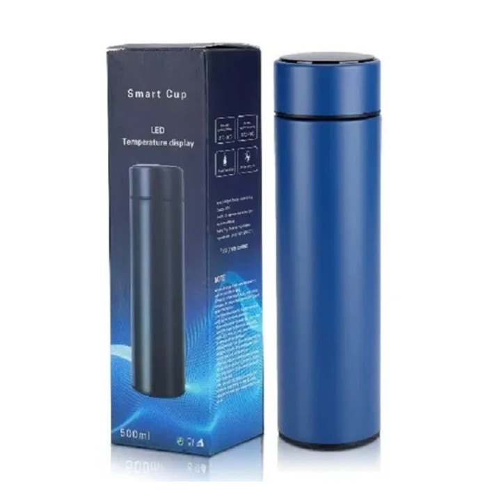 Smart Digital 500ml Star Printed Stainless Steel Perfect for Hot & Cold Drinks Vacuum Insulated Thermos Water Bottle