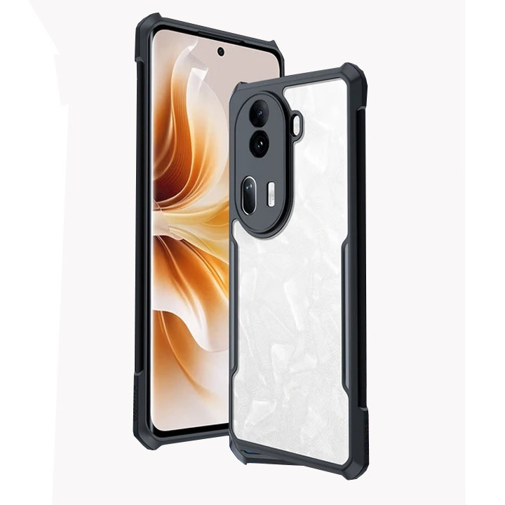 Oppo Reno 11 Pro 5G XUNDD Case Integrated Camera Protection, Slim Clear Back With Shockproof Soft TPU Bumper Frame Cover