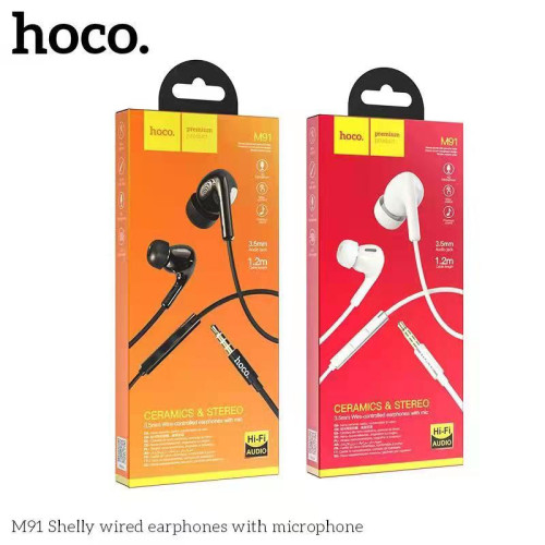 HOCO M91 Shelly Wired Earphones With Microphone