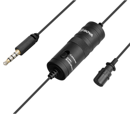 BOYA BY-M1 Omni Directional Lavalier Microphone-BOYA