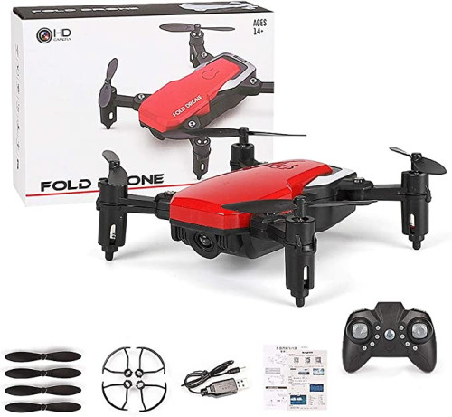 LF606 Wifi FPV Foldable RC Drone with 4K HD Camera Follow Altitude Hold 3D Flips Headless RC Helicopter Mini Aircraft Kid's Toys