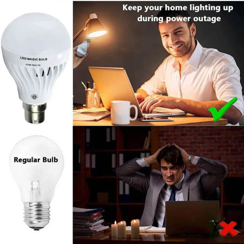 7W B22 Smart Emergency Light Bulb Led Bulb Rechargeable LED Light Bulb Lamp Light Household Lighting Lamp with control