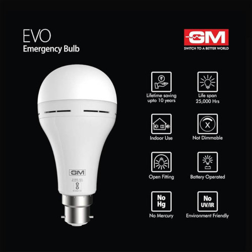 GM EVO Emergency Bulb 9W