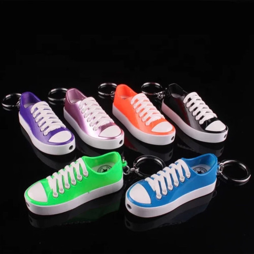 Creative Converse Shoe Design Wind Proof Refillable Gas Pocket Lighter Keychain