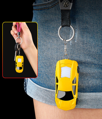 Windproof Torch Turbo Lighter Creative LED Car Jet Butane Gas Inflated Cigar Keychain Lighter Cigarette Green Flame Lighter Gift