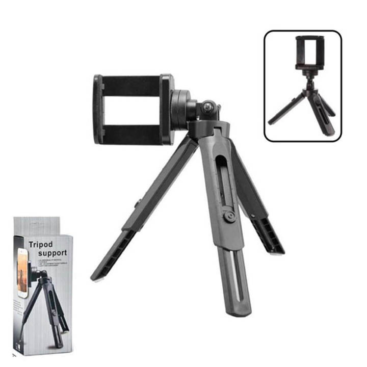 Mini Tripod Support Stand For Smart Phone Portable Lightweight