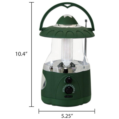 Multifunctional Radio Camping Lantern, Battery Powered, LED Lantern, Tent Light, Perfect Lantern Flashlight for Hurricane, Emergency, Survival Kits, Hiking, Fishing, Home Decor