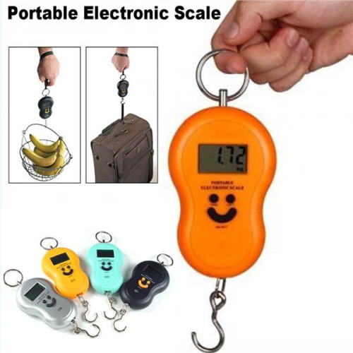 Digital Weighing Machine Portable Electronic 50 Kg Digital weight Scale (Smiley Shaped)